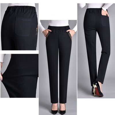 Apollo™ | Damenjeans mit Seitentaschen und elastischem Bund